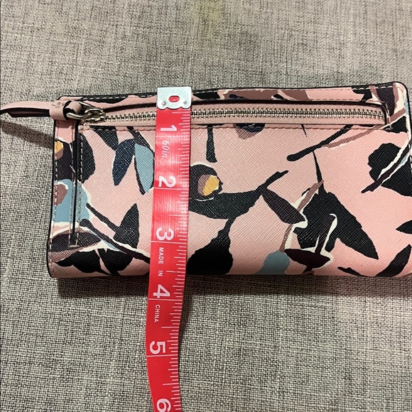 Kate Spade Pink and Black Floral Wallet - Picture 6 of 8